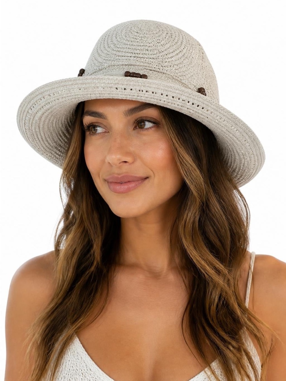 3 for $15😍 Beach Hat Beige Straw  NWOT